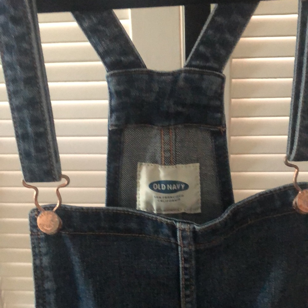 Old Navy Size 16 lLevi Overalls, EUC - Picture 2 of 6